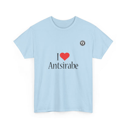T-Shirt "I ❤️ Antsirabe" – L'Élégance de la Ville d’Eau