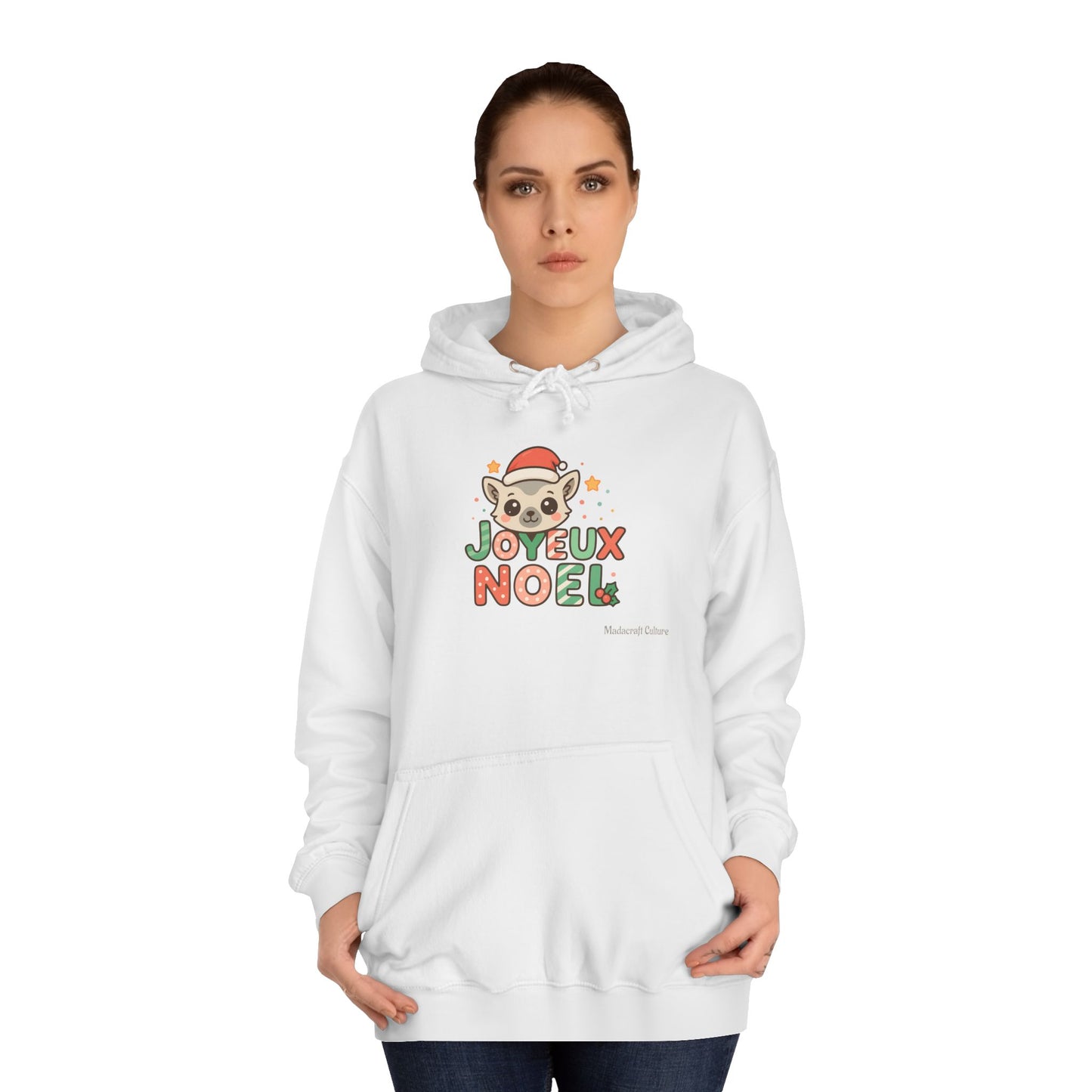 Sweat Joyeux Noël – Lemurien Kawaii style trop Mignon en Père Noël