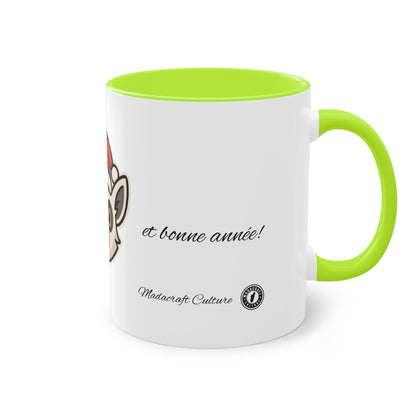 Christmas Lemur Mug – Merry Christmas &amp; Happy New Year 🎅