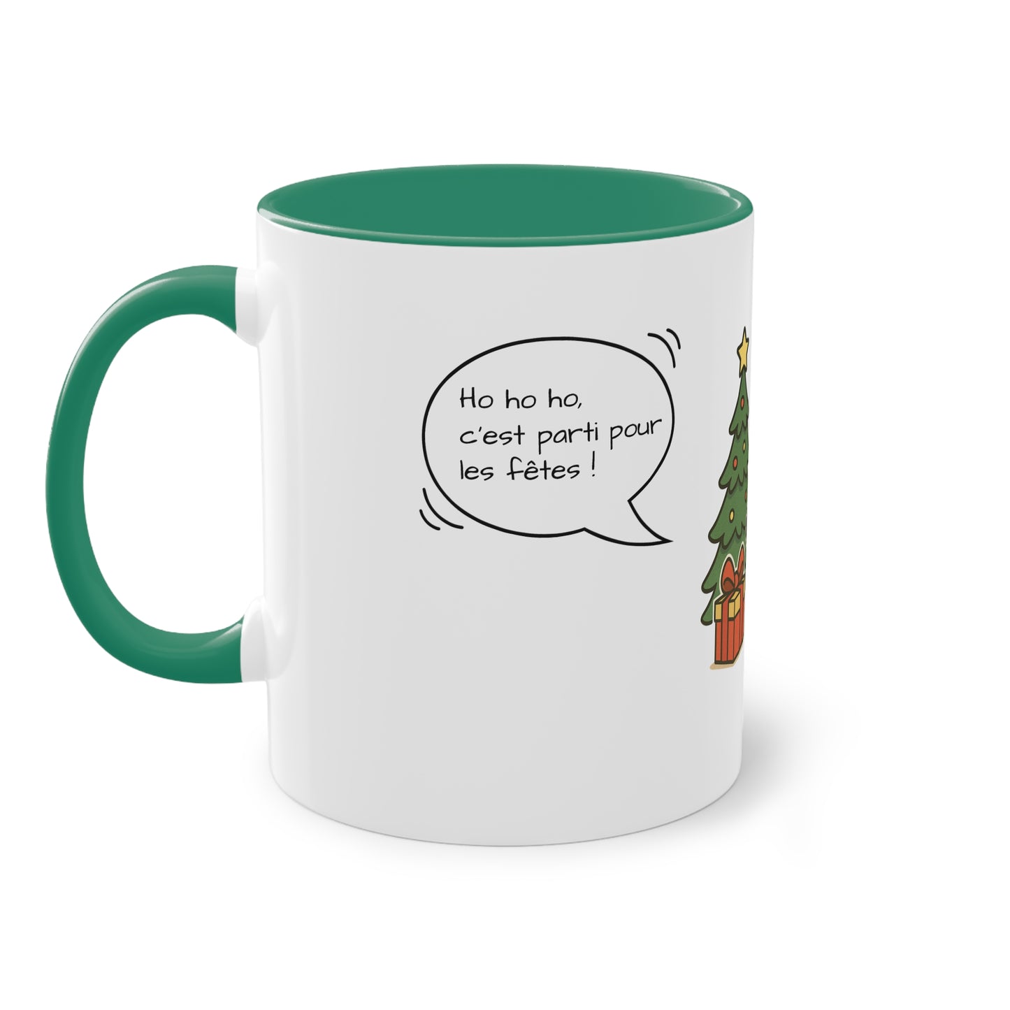 Mug de Noël – Lémurien et Sapin