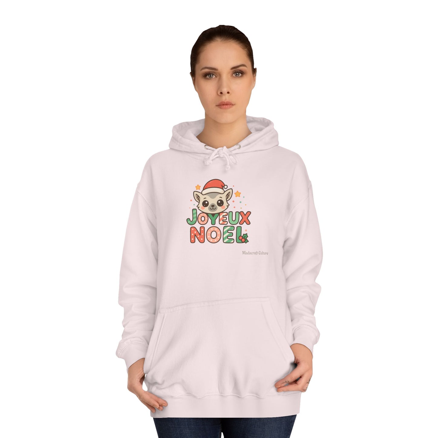 Sweat Joyeux Noël – Lemurien Kawaii style trop Mignon en Père Noël