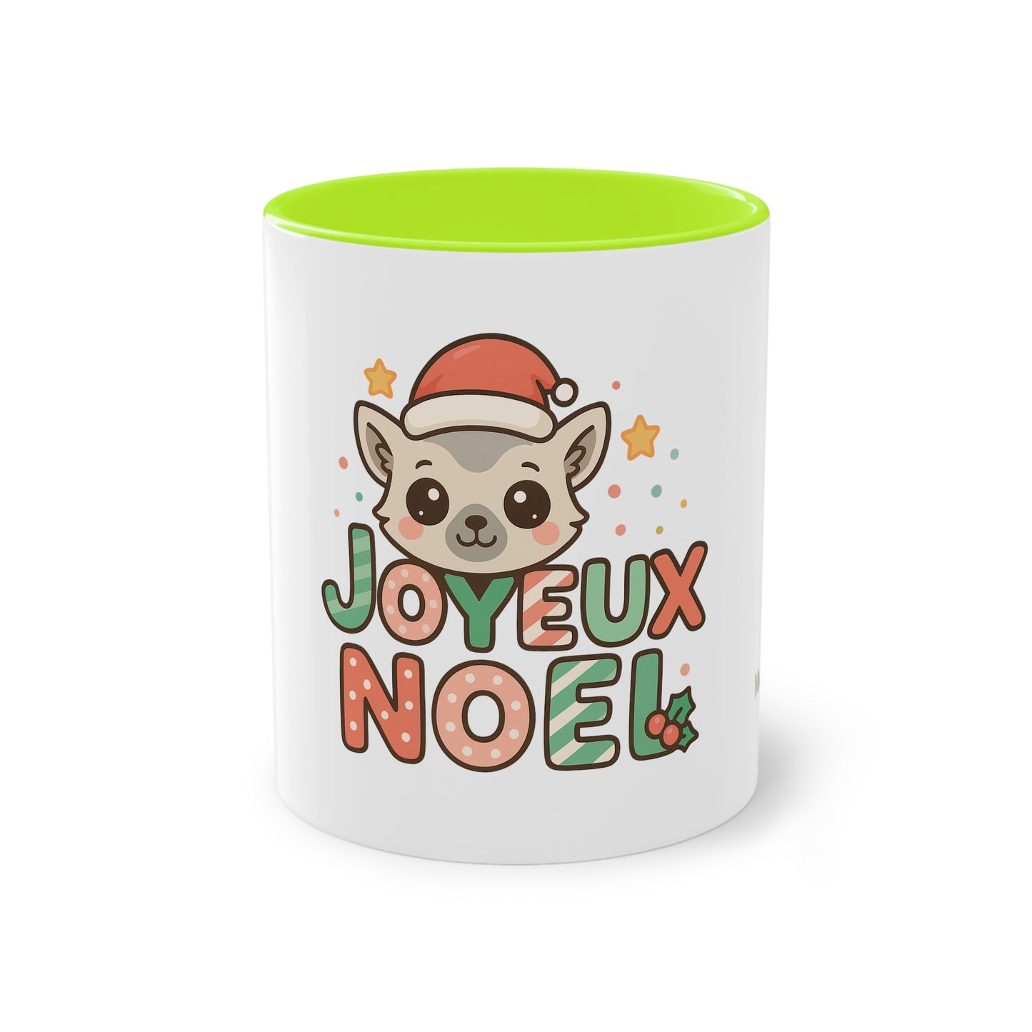 Mug Joyeux Noël Lémurien – Un Style Kawaii pour des Fêtes Trop Mignonnes 🎅