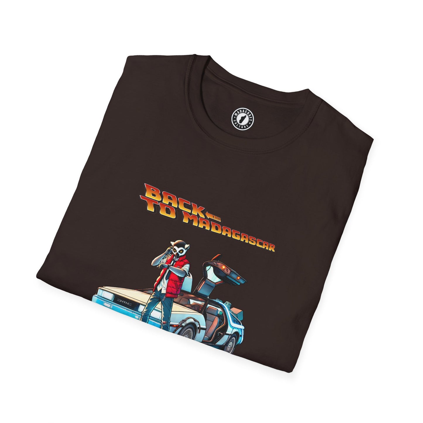 Maki McFly &amp; DeLorean T-Shirt – Madagascar Time Travel