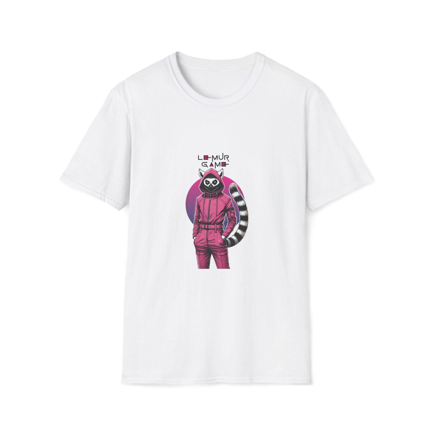 “Lemur Game - Guard Dark Edition” T-Shirt – Madagascar x Squid Game