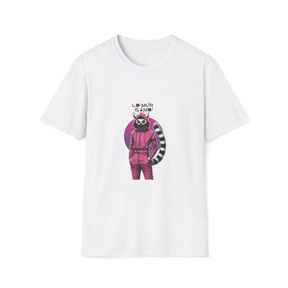 “Lemur Game - Guard Dark Edition” T-Shirt – Madagascar x Squid Game