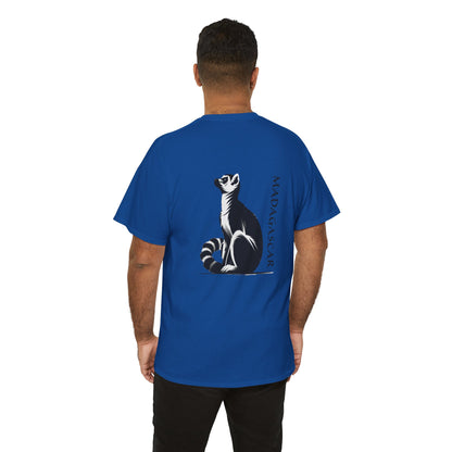 👕 T-Shirt Maki de Madagascar - Un Style Authentique et Sauvage !- Dos