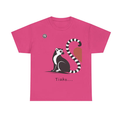T-Shirt Lémurien “Tiako...” – Pour un Duo d’Amour Gasy