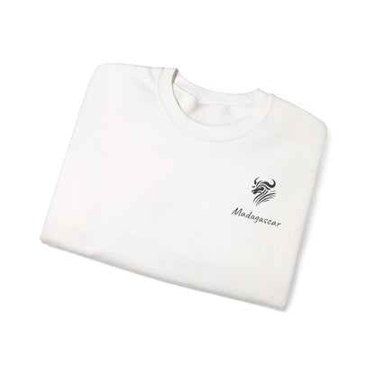 Sweat Zébu Tribal - Design Malgache Original | Madacraft Culture