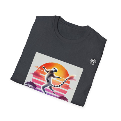 T-Shirt Maki Sifaka Sunset – L’Esprit Libre de Madagascar