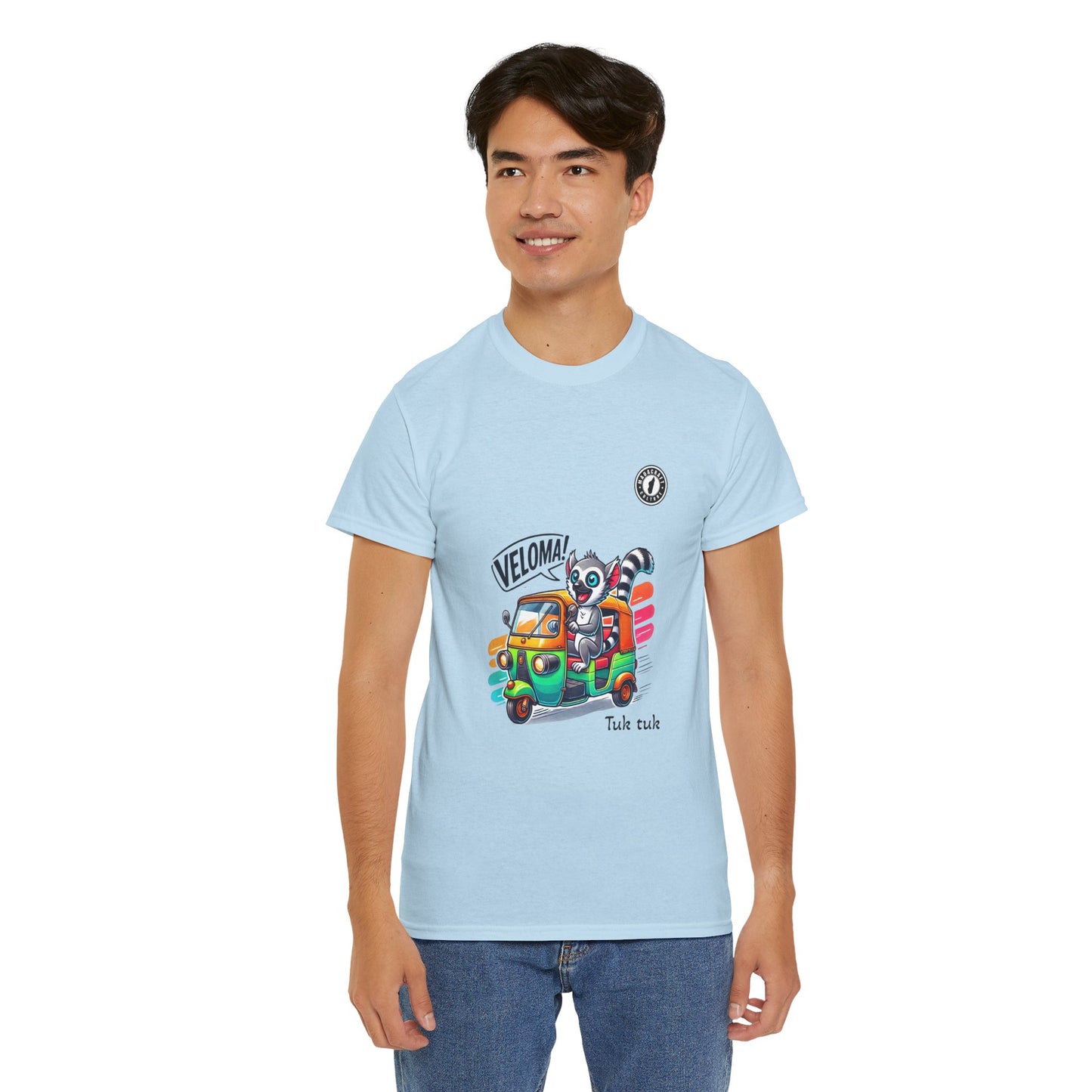 T-Shirt Maki Tuk-Tuk – Veloma Madagascar