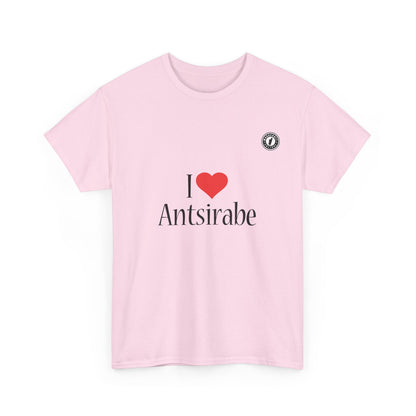 T-Shirt "I ❤️ Antsirabe" – L'Élégance de la Ville d’Eau