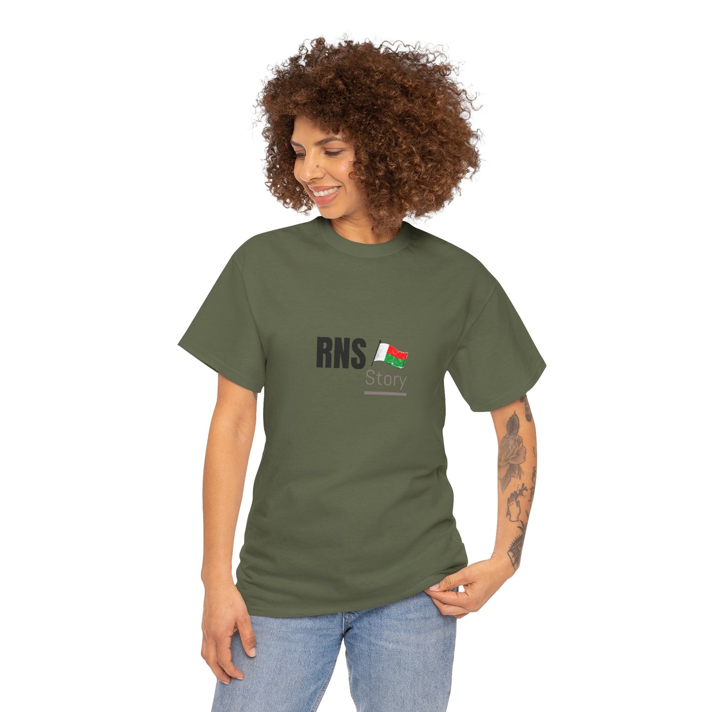 T-Shirt RNS Story – Drapeau Malgache | Madacraft Culture