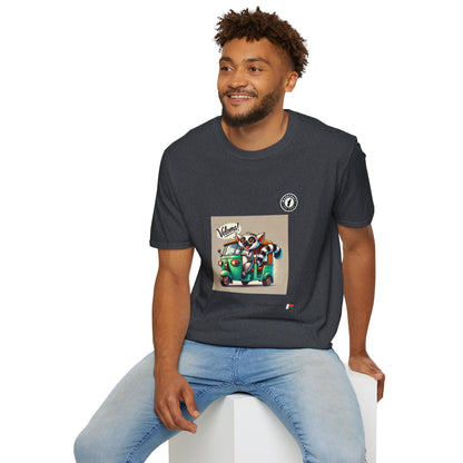 T-Shirt Unisex Maki Tuk-Tuk – Aventure Nocturne à Madagascar