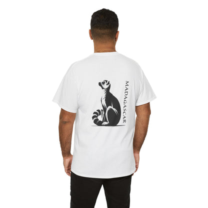 👕 T-Shirt Maki de Madagascar - Un Style Authentique et Sauvage !- Dos