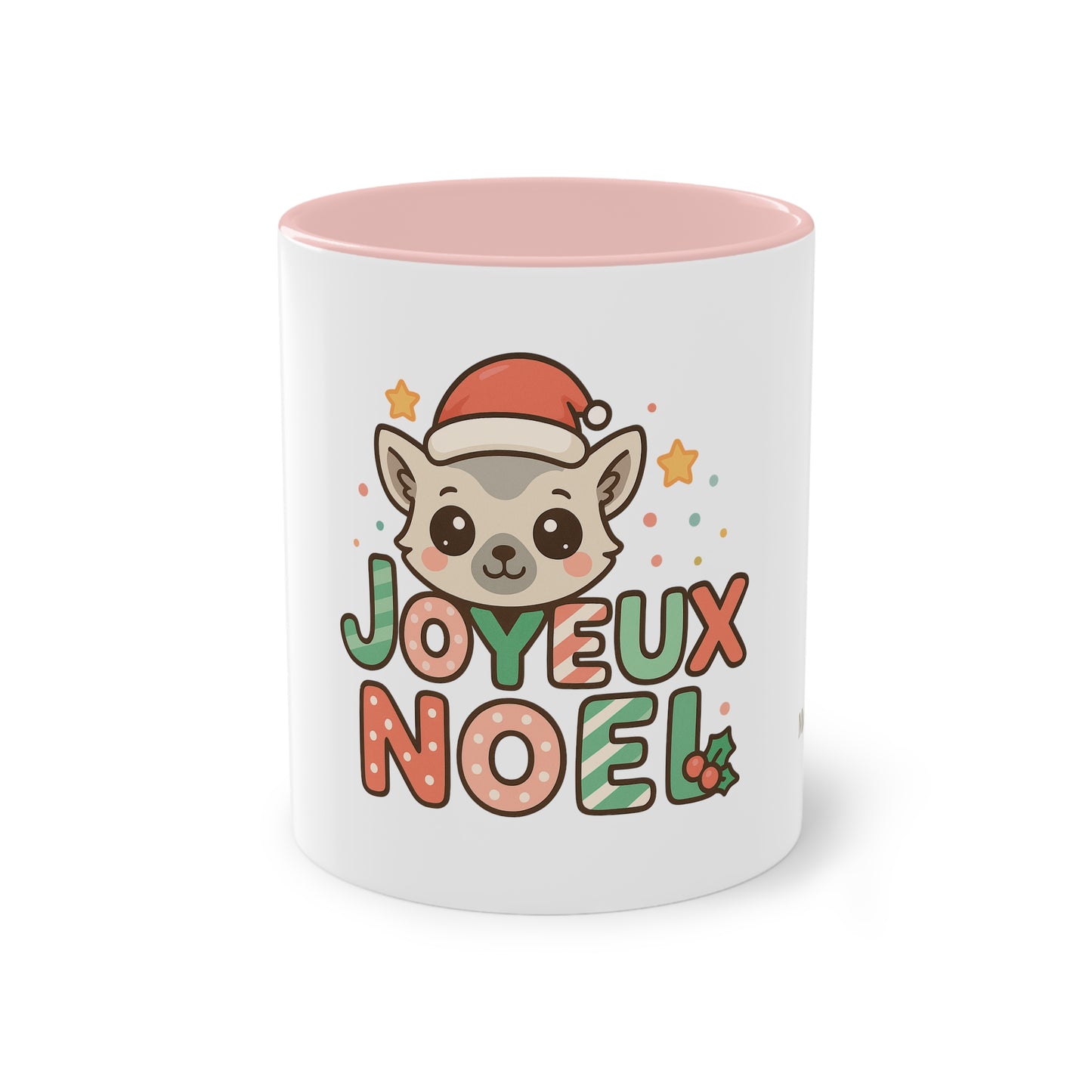 Mug Joyeux Noël Lémurien – Un Style Kawaii pour des Fêtes Trop Mignonnes 🎅