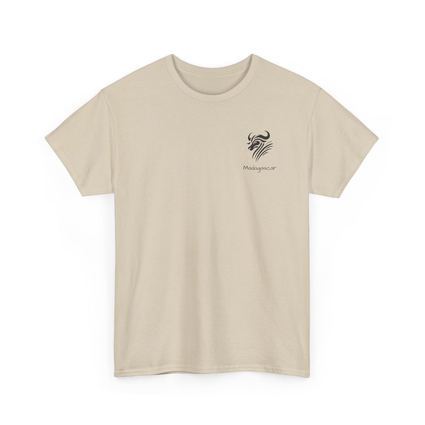 T-Shirt  "Zébu Tribal" - L’Âme de Madagascar 🏝️🐃