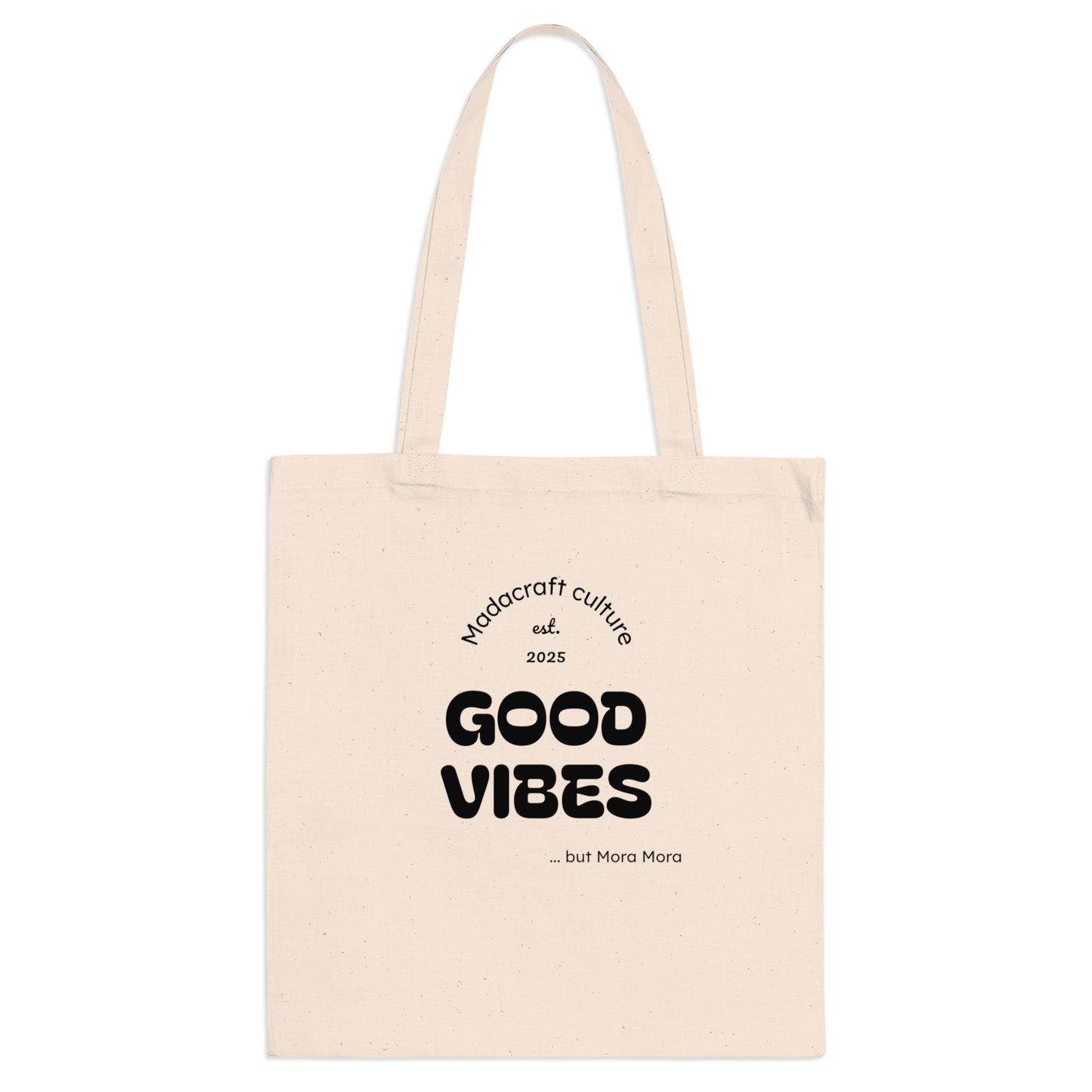 Totebag Good Vibes - Style Gasy Positif | Madacraft Culture