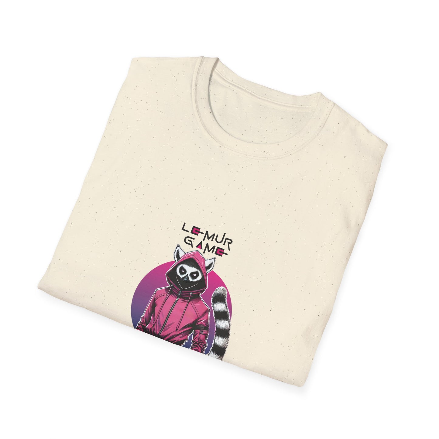 “Lemur Game - Guard Dark Edition” T-Shirt – Madagascar x Squid Game