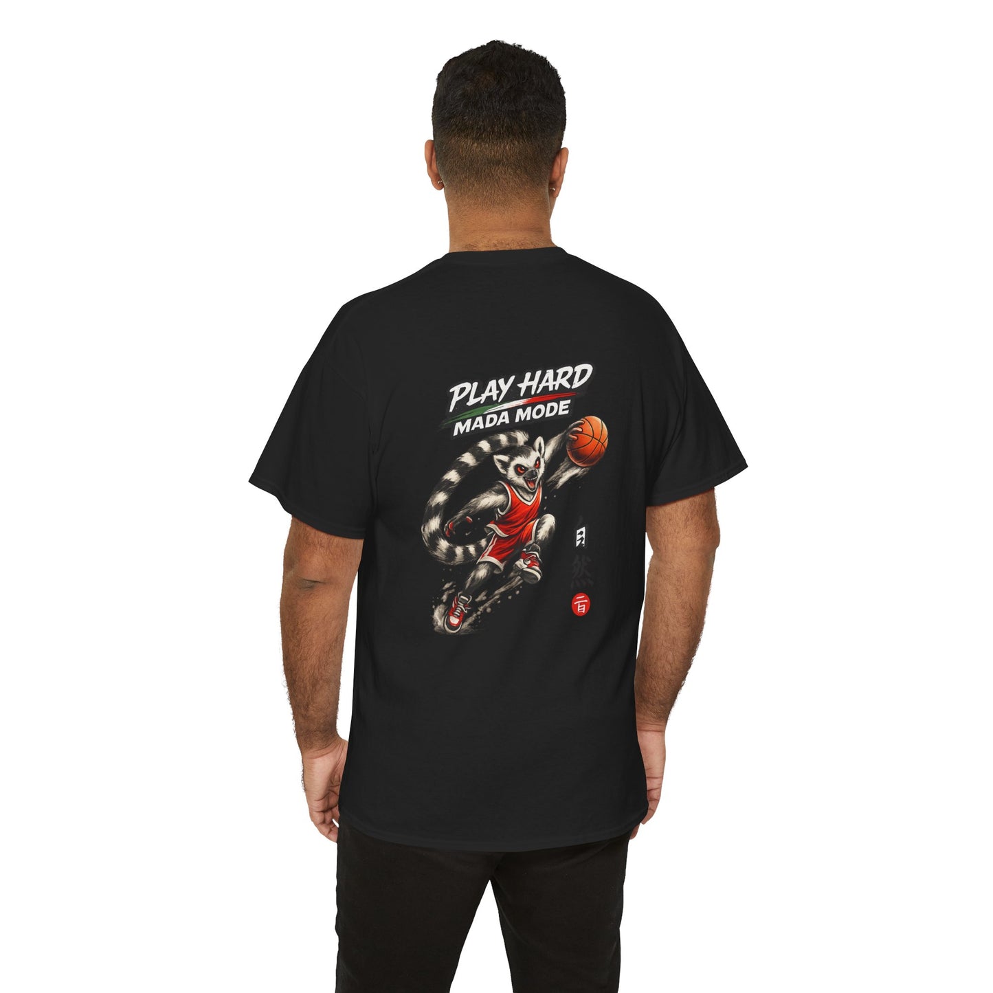 🏀 Basketball Maki T – "Play Hard Mada Mode" - Shirt