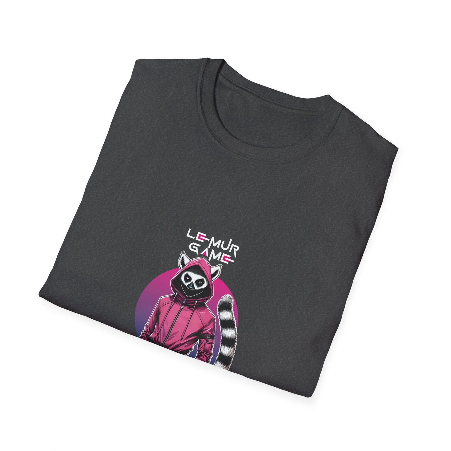 “Lemur Game - Guard Dark Edition” T-Shirt – Madagascar x Squid Game