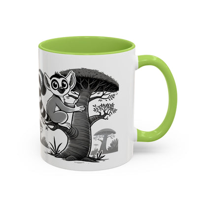 Mug "Maki & Baobab – Élégance en Noir et Blanc" ☕