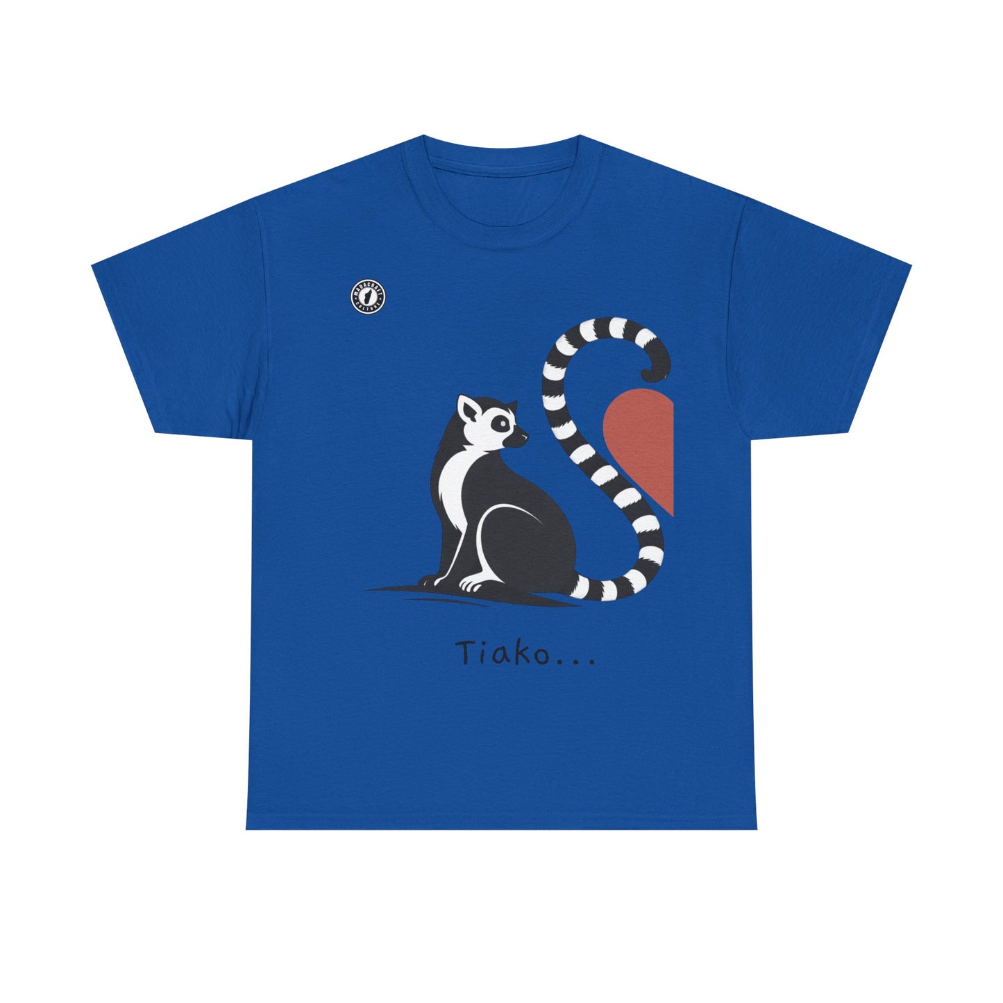 T-Shirt Lémurien “Tiako...” – Pour un Duo d’Amour Gasy