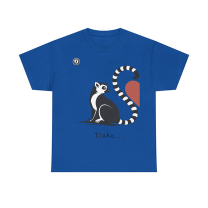 T-Shirt Lémurien “Tiako...” – Pour un Duo d’Amour Gasy