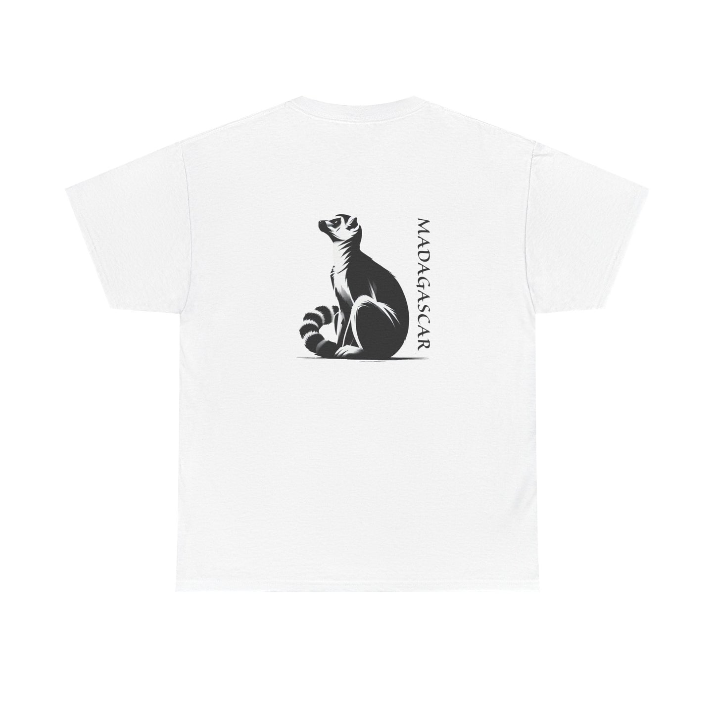 T-Shirt Lémurien de Madagascar - Coton Épais & Confortable