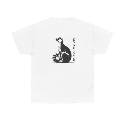 T-Shirt Lémurien de Madagascar - Coton Épais & Confortable