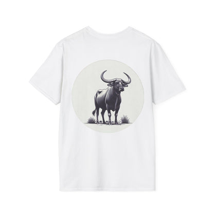 T-Shirt Zébu Sauvage - Symbole de Madagascar | Madacraft Culture