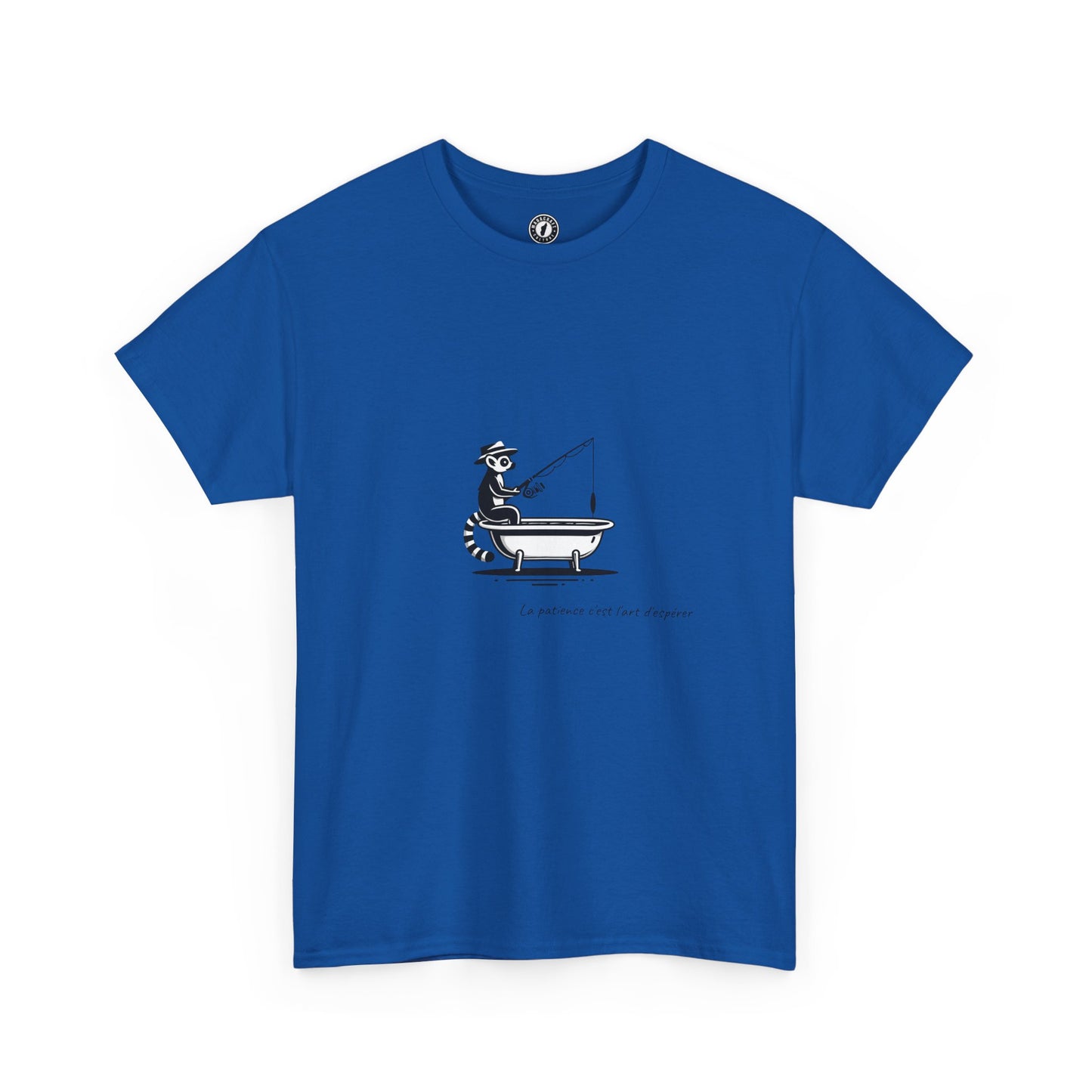 T-Shirt Lémurien Pêcheur – L’Art de la Patience
