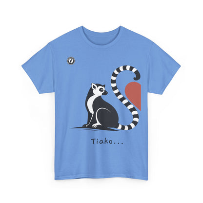 T-Shirt Lémurien “Tiako...” – Pour un Duo d’Amour Gasy