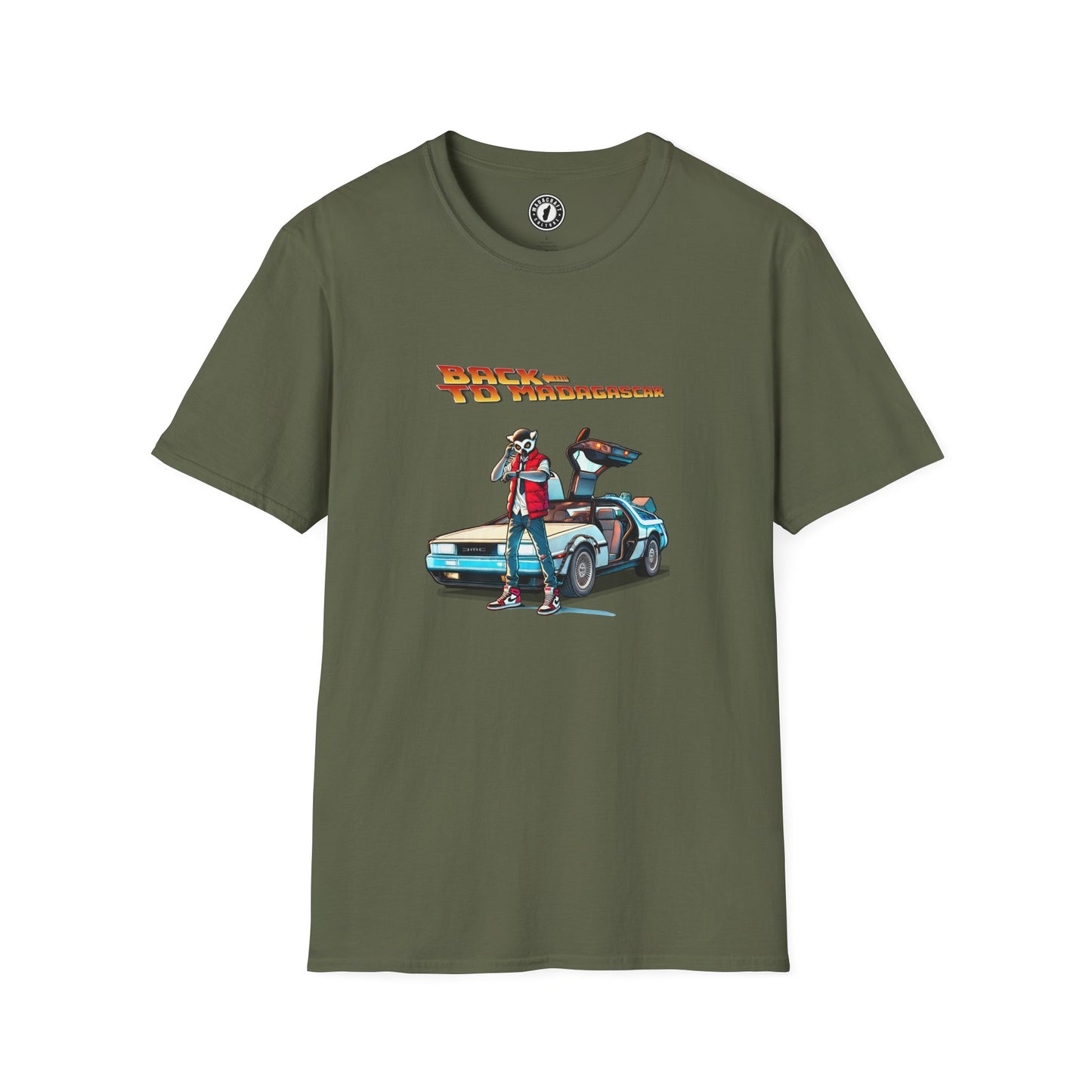 Maki McFly &amp; DeLorean T-Shirt – Madagascar Time Travel