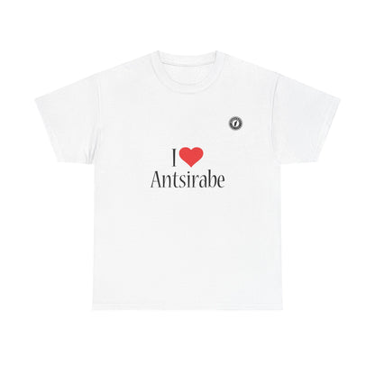 T-Shirt "I ❤️ Antsirabe" – L'Élégance de la Ville d’Eau