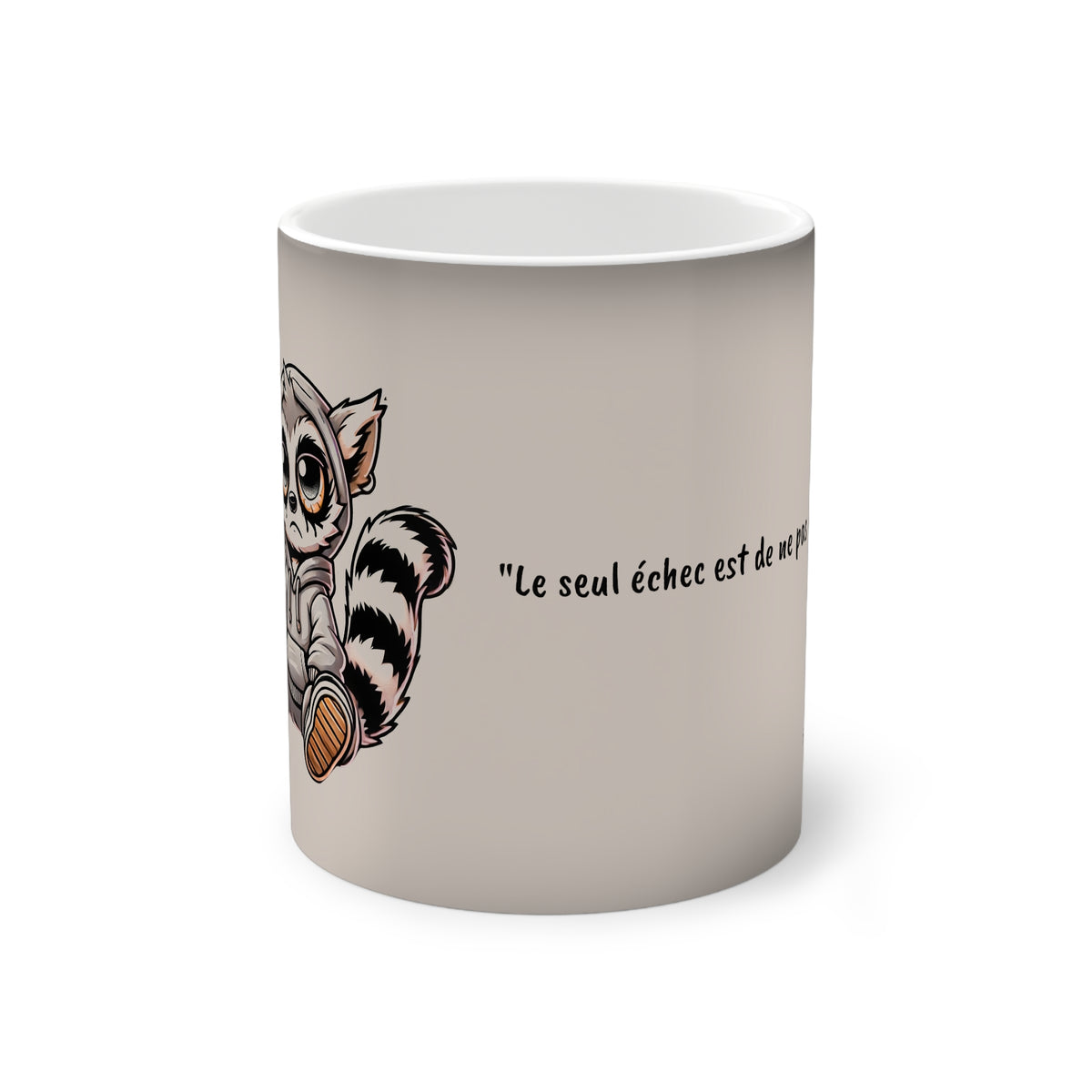 Magic Mug "Maki et Café"- Citation: "le seul échec est de ne pas essayer" ☕ V2
