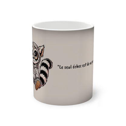 Magic Mug "Maki et Café"- Citation: "le seul échec est de ne pas essayer" ☕ V2