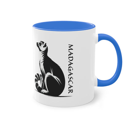 Mug "Maki de Madagascar - Bonjour Monde !" ☕🌍