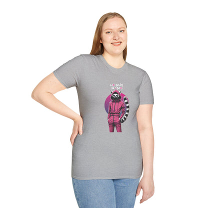 T-Shirt "Lemur Game - Guard Dark Edition" – Madagascar x Squid Game