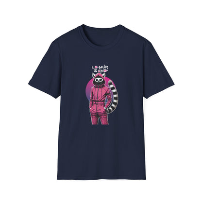 T-Shirt "Lemur Game - Guard Dark Edition" – Madagascar x Squid Game