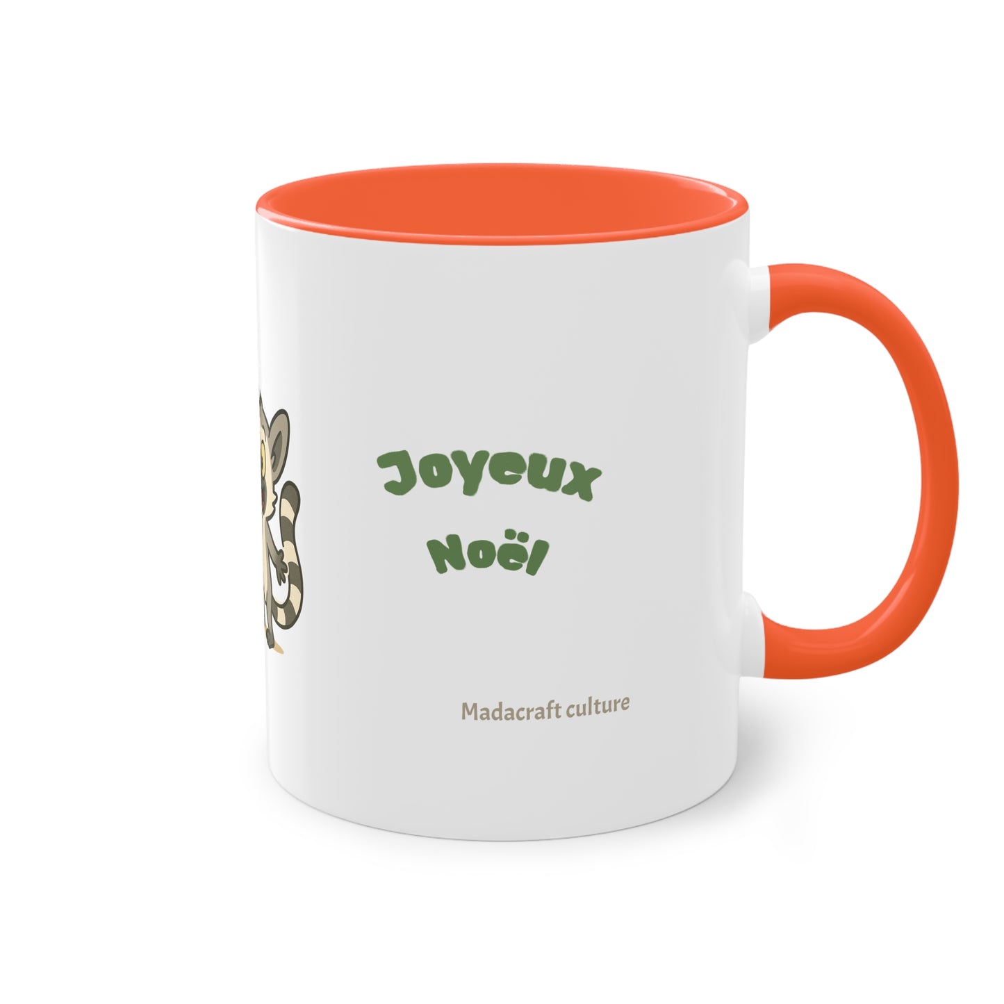 Mug de Noël – Lémurien et Sapin