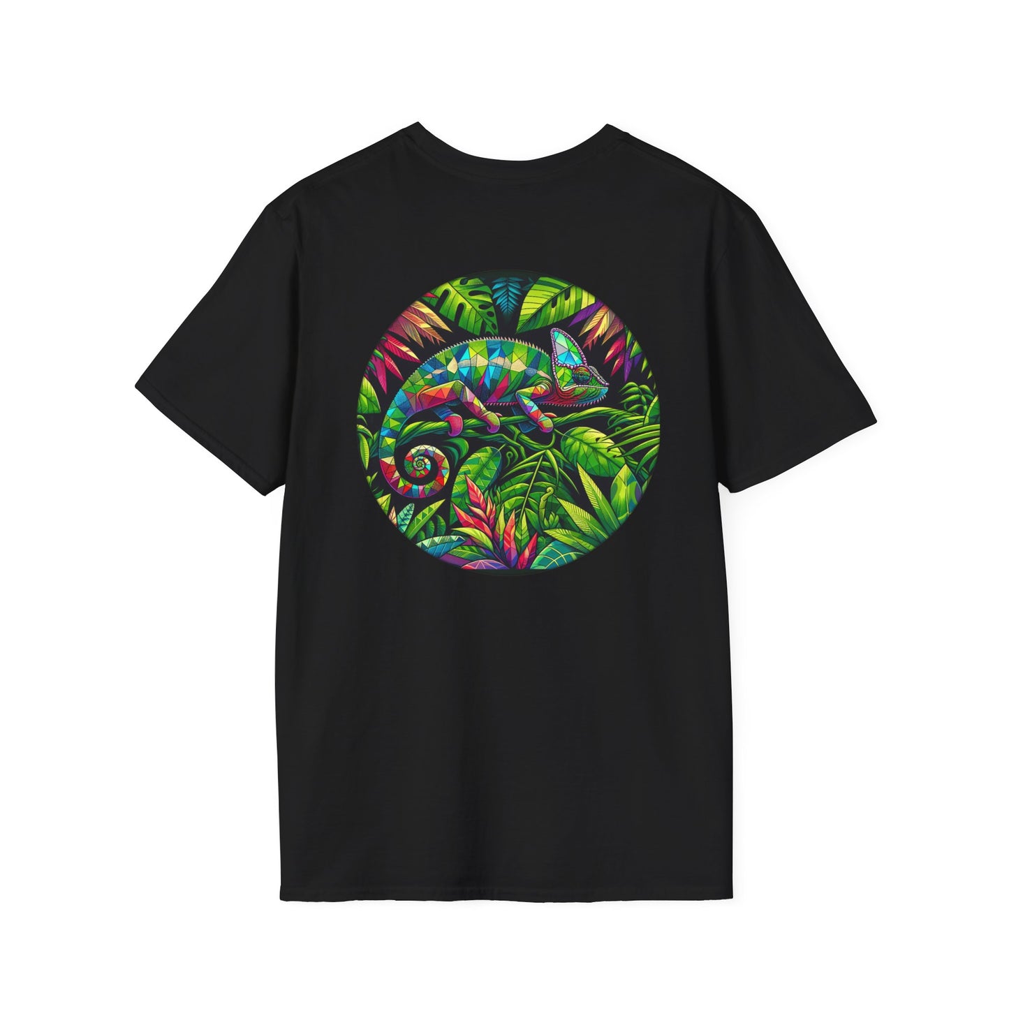 T-Shirt "Caméléon Moderne – Art & Nature de Madagascar"