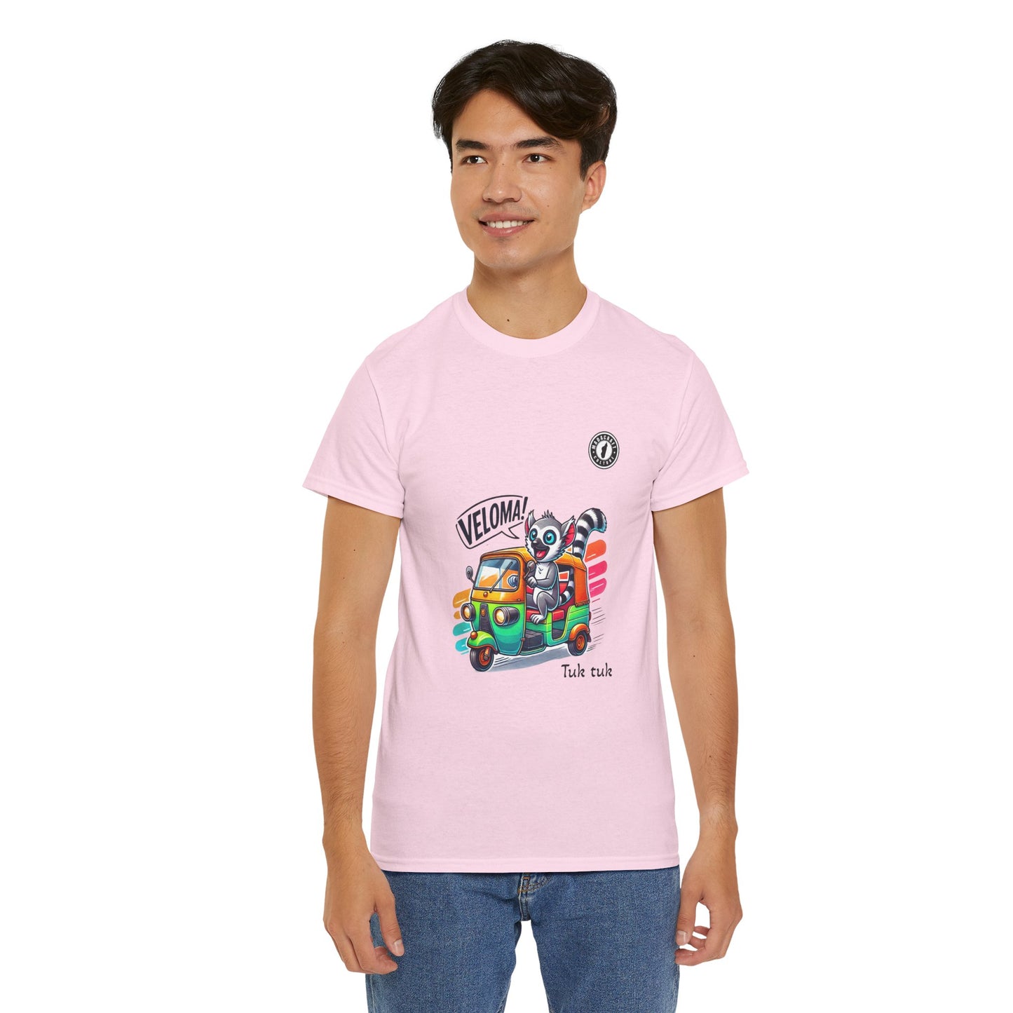 T-Shirt Maki Tuk-Tuk – Veloma Madagascar