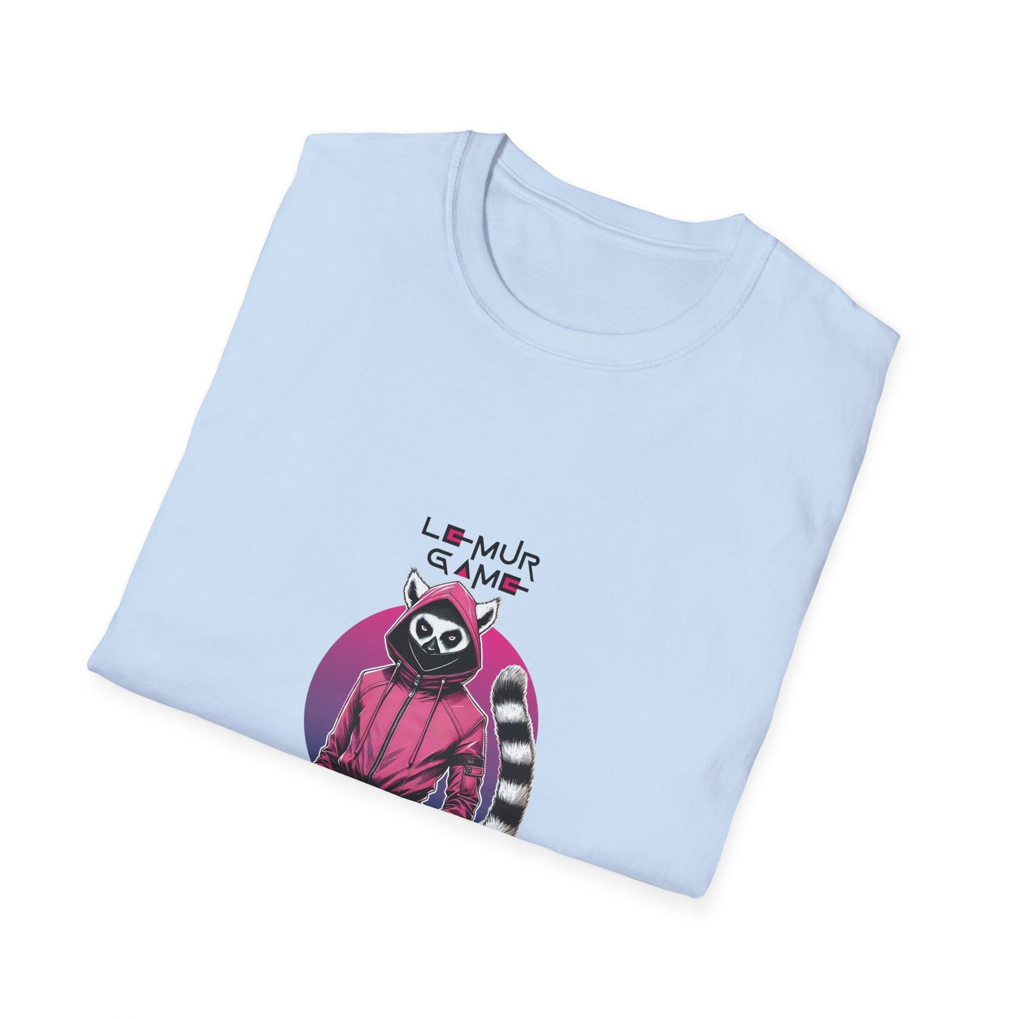 “Lemur Game - Guard Dark Edition” T-Shirt – Madagascar x Squid Game
