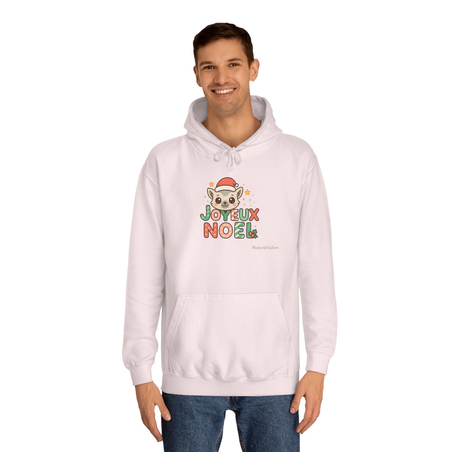 Sweat Joyeux Noël – Lemurien Kawaii style trop Mignon en Père Noël