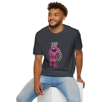 T-Shirt "Lemur Game - Guard Dark Edition" – Madagascar x Squid Game