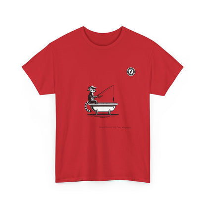T-Shirt Lémurien Pêcheur – L’Art de la Patience 🎣