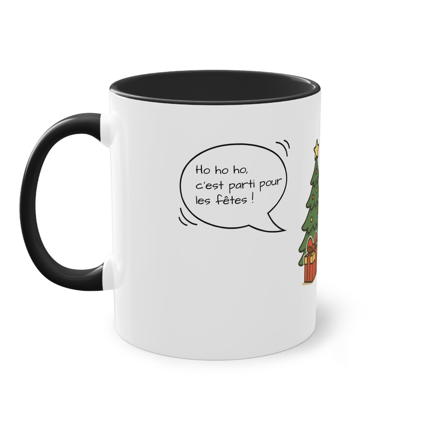 Mug de Noël – Lémurien et Sapin