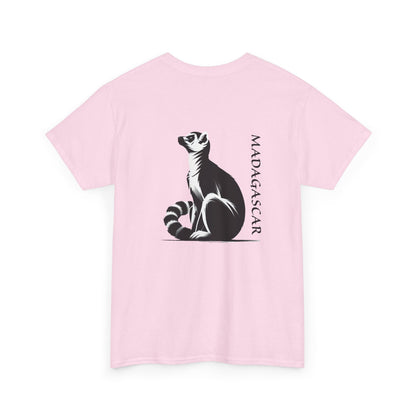 👕 T-Shirt Maki de Madagascar - Un Style Authentique et Sauvage !- Dos