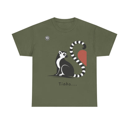 T-Shirt Lémurien “Tiako...” – Pour un Duo d’Amour Gasy