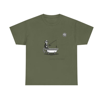 T-Shirt Lémurien Pêcheur – L’Art de la Patience 🎣- Homme